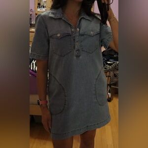 Blank NYC Light Blue Denim Dress